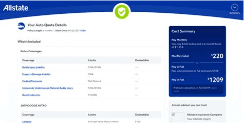 Allstate Auto Insurance Quote Texas